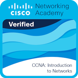 CCNA: Introduction to Networks badge