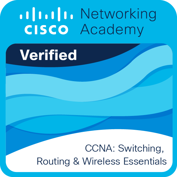 CCNA: Switching, Routing, and Wireless Essentials badge