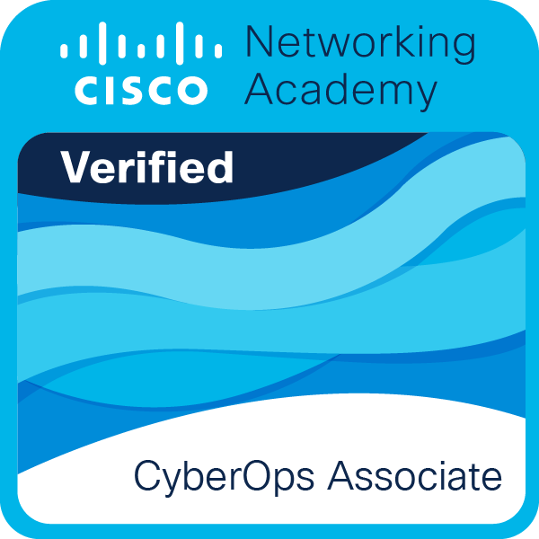 Cisco Certified CyberOps Associate badge